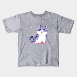 Kitty is excited to see you Kids T-Shirt